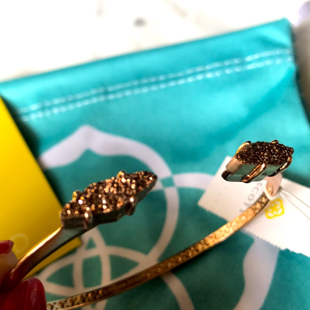 Kendra Scott Bianca Cuff Bracelet with Copper Druzy - Picture 5 of 9